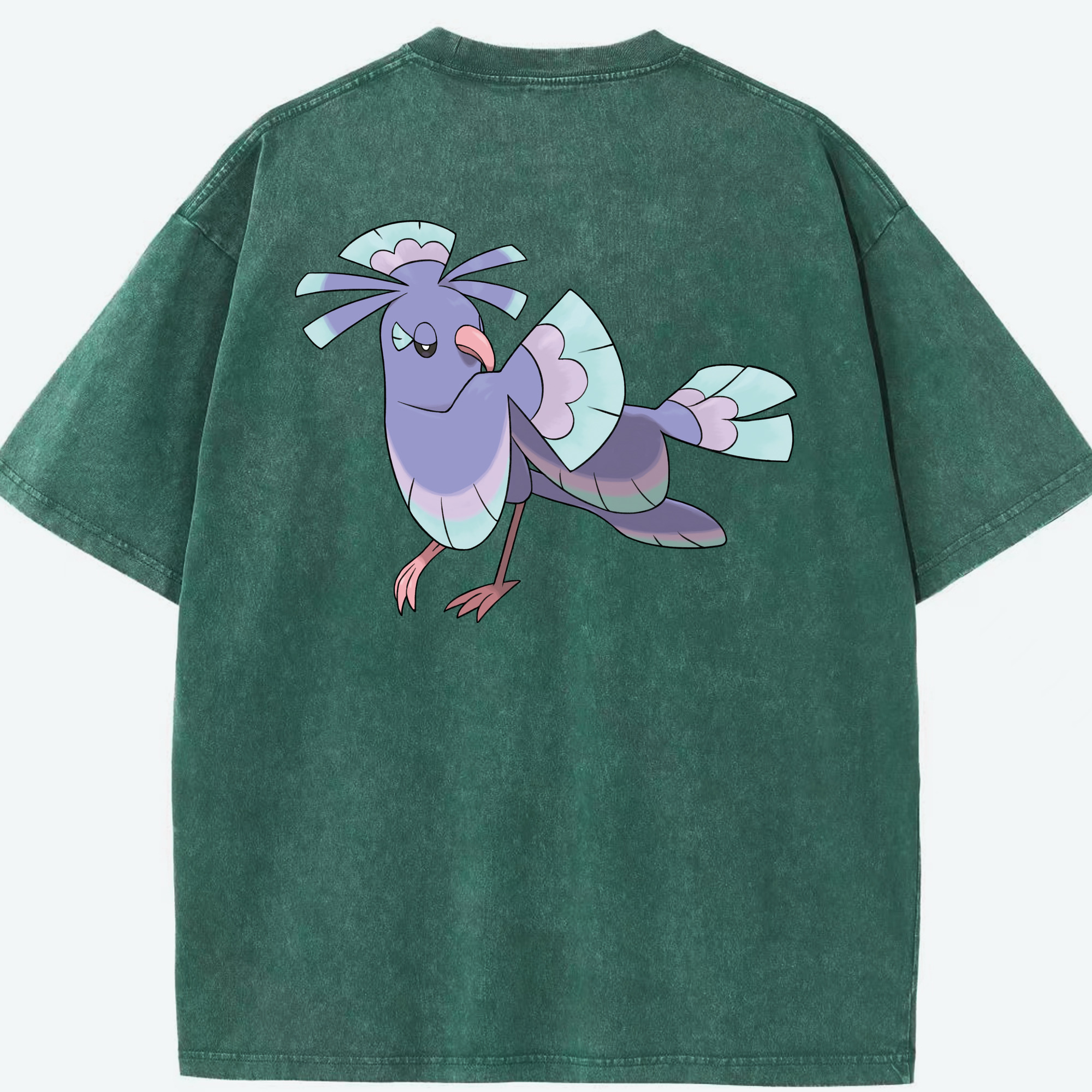 （画像用） ポケットモンスター Pokémon 綿100% ヴィンテージ風 半袖Tシャツ（背面プリント）